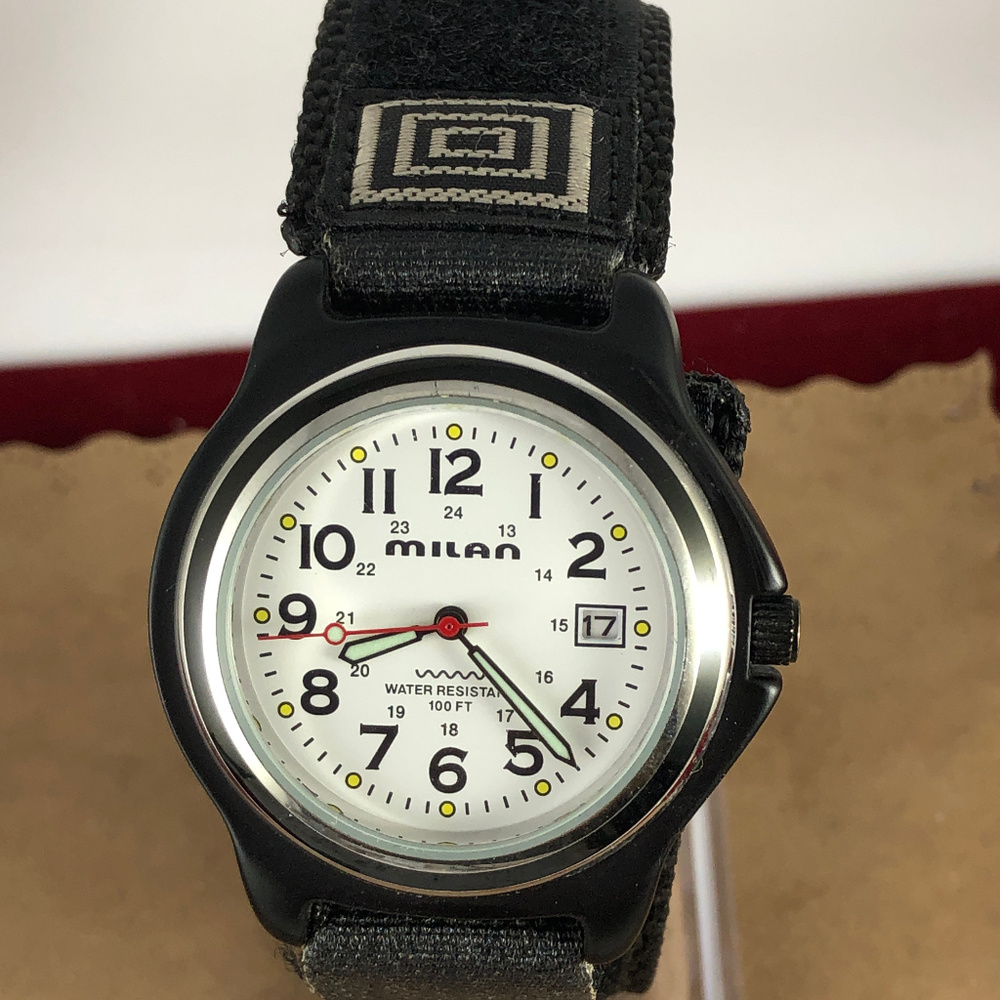 Vintage Milan Design 12 and 24 Hour Dial Watch